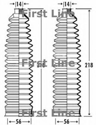 Пыльник, рулевое управление FIRST LINE FSG3289