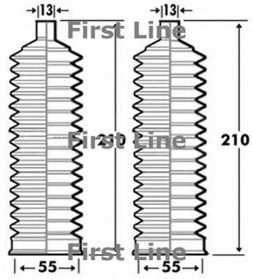 Пыльник, рулевое управление FIRST LINE FSG3293