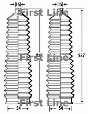 Пыльник, рулевое управление FIRST LINE FSG3324