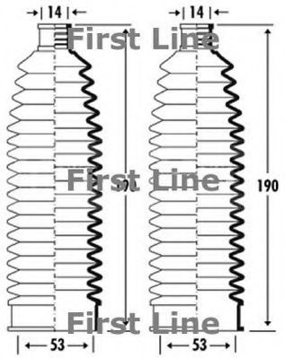 Пыльник, рулевое управление FIRST LINE FSG3362