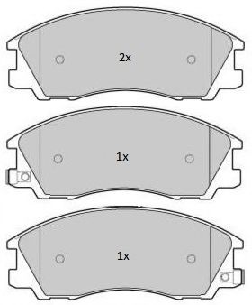 Комплект тормозных колодок, дисковый тормоз FREMAX 24059