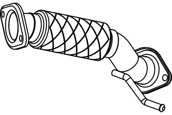Труба выхлопного газа MTS 20076