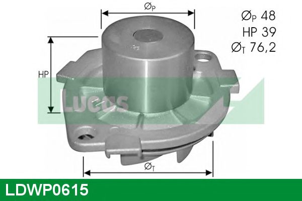 Водяной насос LUCAS ENGINE DRIVE LDWP0615