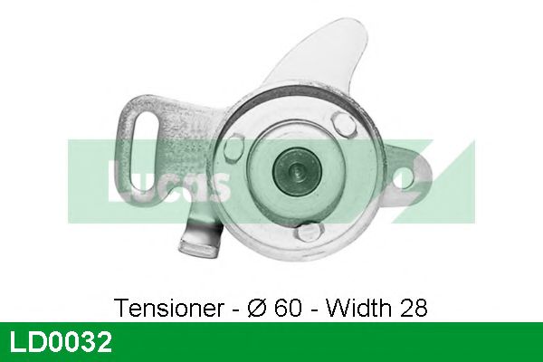 Натяжной ролик, ремень ГРМ LUCAS ENGINE DRIVE LD0032