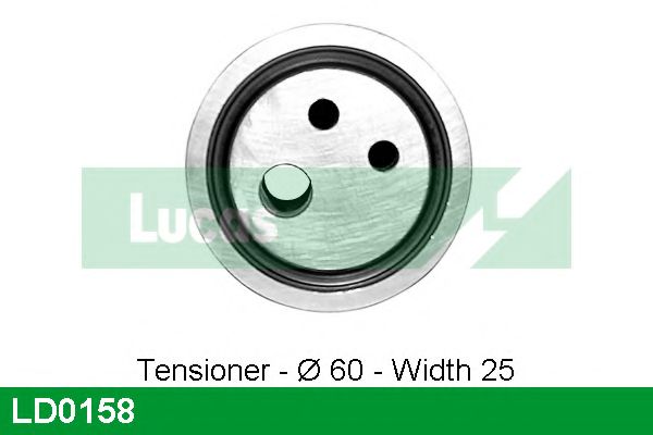 Натяжной ролик, ремень ГРМ LUCAS ENGINE DRIVE LD0158