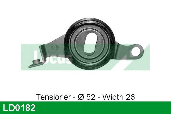 Натяжной ролик, ремень ГРМ LUCAS ENGINE DRIVE LD0182