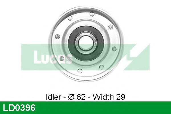 Натяжной ролик, ремень ГРМ LUCAS ENGINE DRIVE LD0396