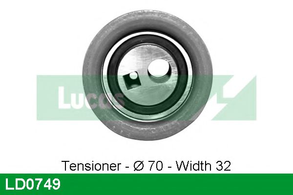 Натяжной ролик, ремень ГРМ LUCAS ENGINE DRIVE LD0749