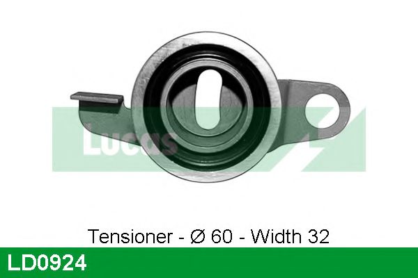 Натяжной ролик, ремень ГРМ LUCAS ENGINE DRIVE LD0924