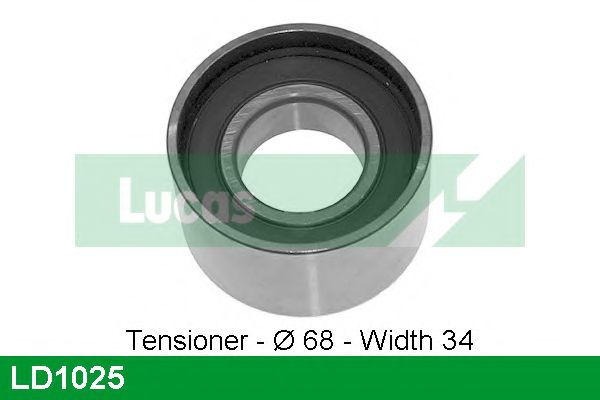 Натяжной ролик, ремень ГРМ LUCAS ENGINE DRIVE LD1025