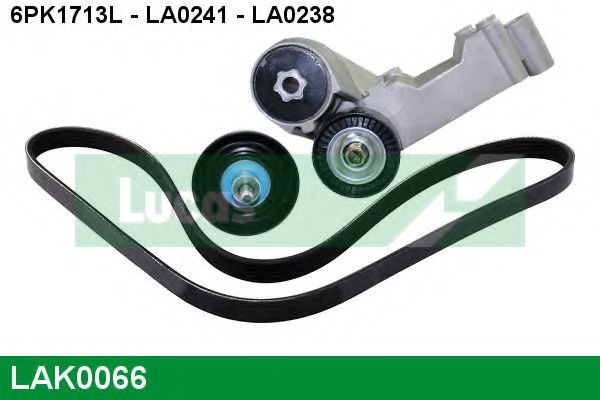 Поликлиновой ременный комплект LUCAS ENGINE DRIVE LAK0066