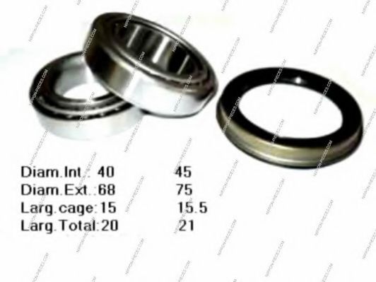 Комплект подшипника ступицы колеса NPS S470G01