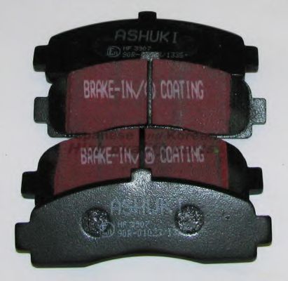 Комплект тормозных колодок, дисковый тормоз ASHUKI N009-70A