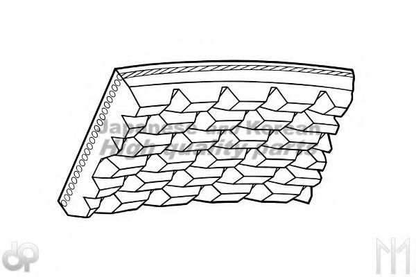 Поликлиновой ремень ASHUKI VM5-0975