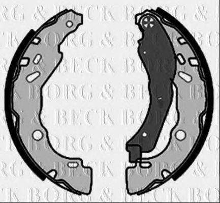 Комплект тормозных колодок BORG & BECK BBS6463
