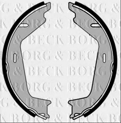 Комплект тормозных колодок BORG & BECK BBS6471