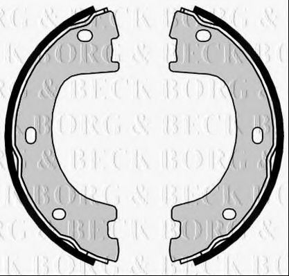 Комплект тормозных колодок BORG & BECK BBS6475