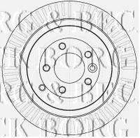 Тормозной диск BORG & BECK BBD4533