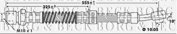 Тормозной шланг BORG & BECK BBH6941