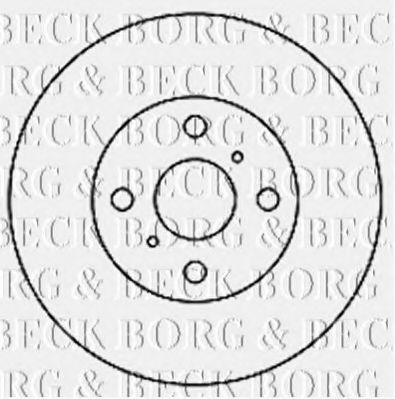 Тормозной диск BORG & BECK BBD4167