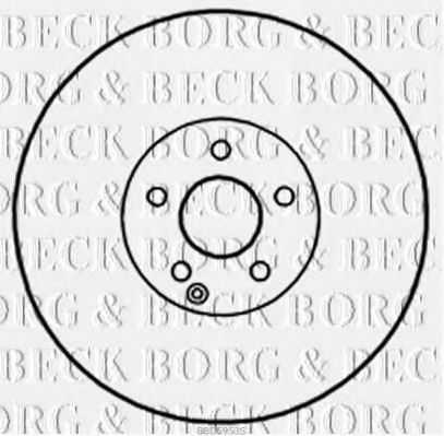 Тормозной диск BORG & BECK BBD5953S