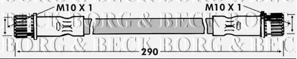 Тормозной шланг BORG & BECK BBH7113