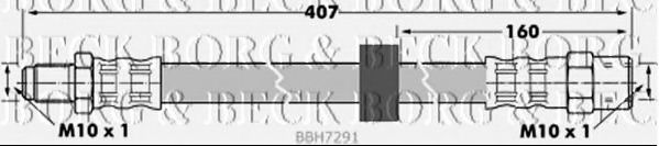 Тормозной шланг BORG & BECK BBH7291