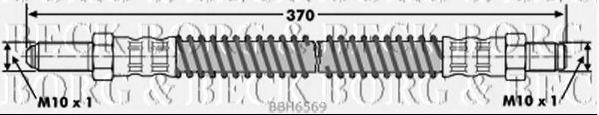 Тормозной шланг BORG & BECK BBH6569