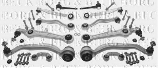 Ремкомплект, поперечный рычаг подвески BORG & BECK BCA7123K