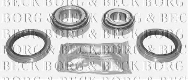 Комплект подшипника ступицы колеса BORG & BECK BWK1033
