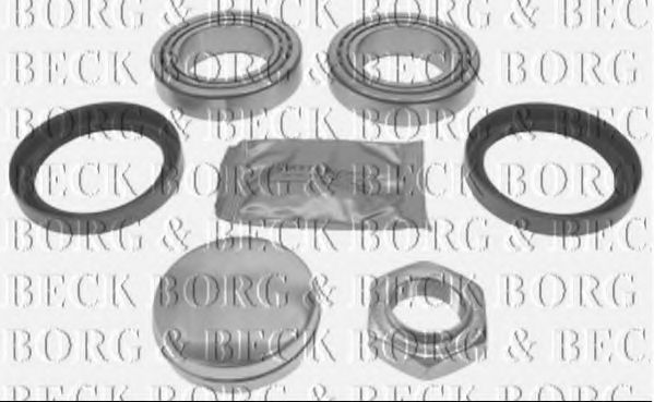 Комплект подшипника ступицы колеса BORG & BECK BWK492