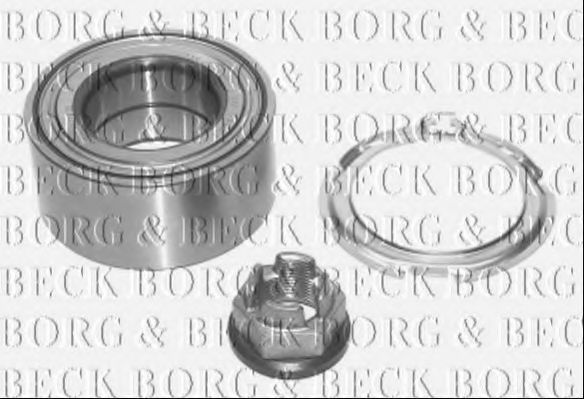 Комплект подшипника ступицы колеса BORG & BECK BWK908