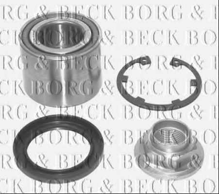 Комплект подшипника ступицы колеса BORG & BECK BWK395