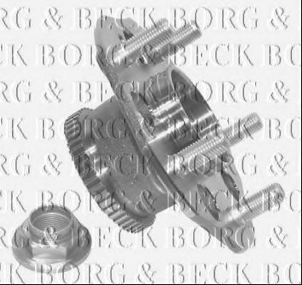 Комплект подшипника ступицы колеса BORG & BECK BWK934