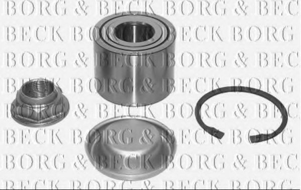 Комплект подшипника ступицы колеса BORG & BECK BWK982
