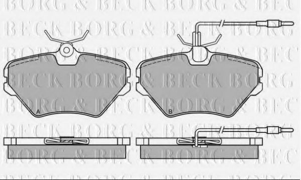 Тормозной диск BORG & BECK BBD5338