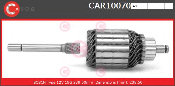 Якорь, стартер CASCO CAR10070AS