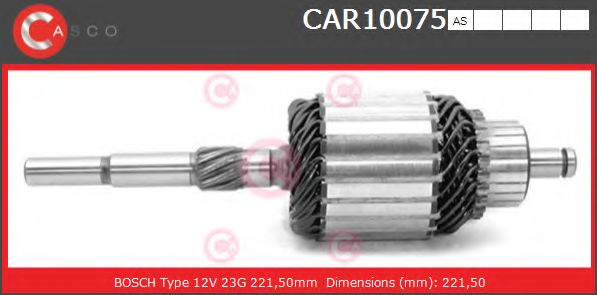 Якорь, стартер CASCO CAR10075AS