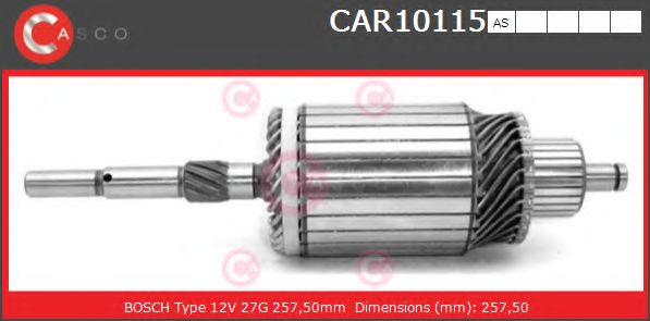 Якорь, стартер CASCO CAR10115AS