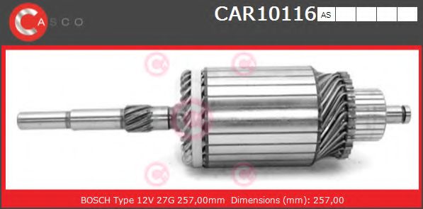 Якорь, стартер CASCO CAR10116AS