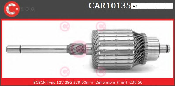 Якорь, стартер CASCO CAR10135AS