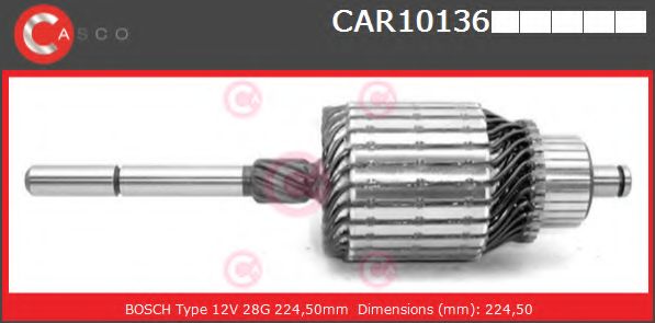 Якорь, стартер CASCO CAR10136PS