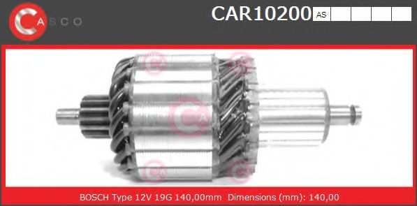 Якорь, стартер CASCO CAR10200AS