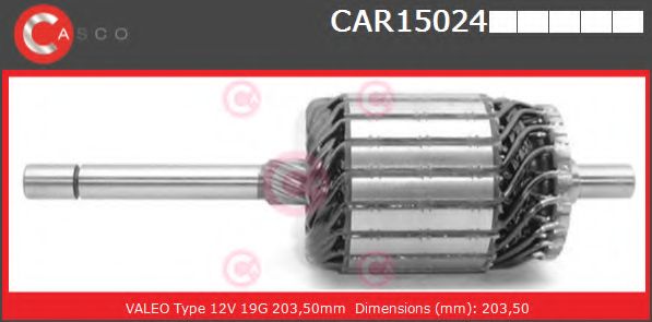 Якорь, стартер CASCO CAR15024PS