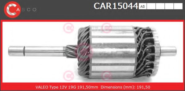 Якорь, стартер CASCO CAR15044AS