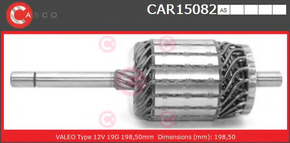 Якорь, стартер CASCO CAR15082AS
