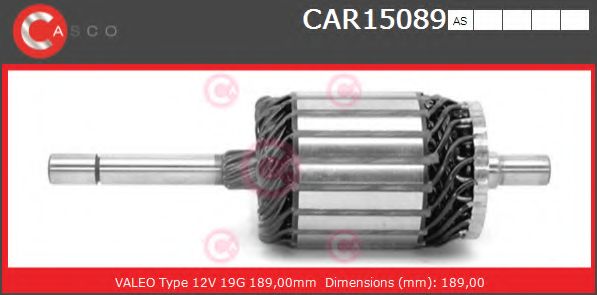 Якорь, стартер CASCO CAR15089AS