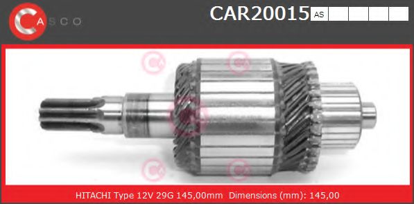 Якорь, стартер CASCO CAR20015AS