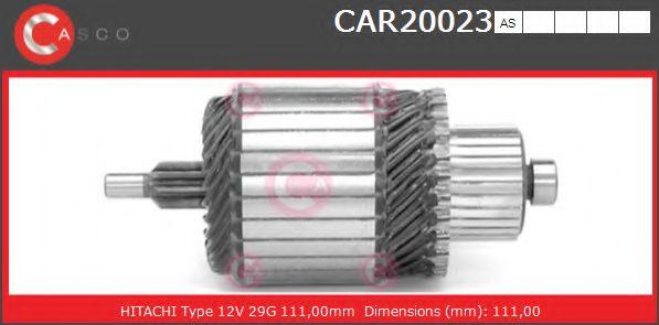 Якорь, стартер CASCO CAR20023AS