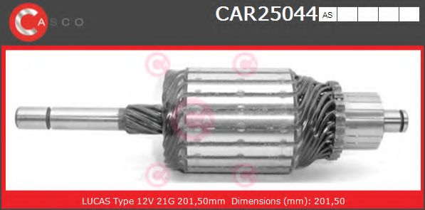 Якорь, стартер CASCO CAR25044AS